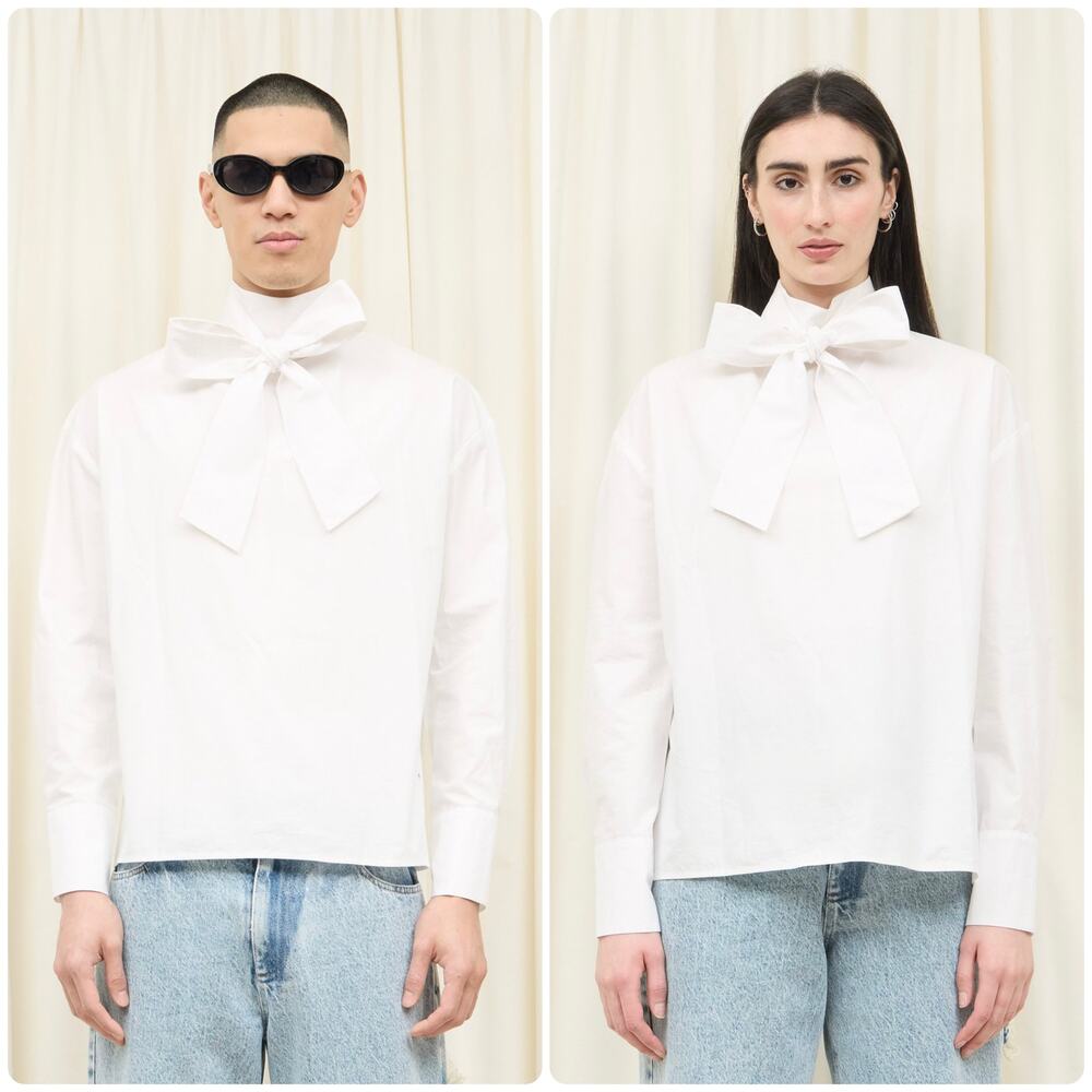Tanner Fletcher Laurence Pussybow Shirt Size 4